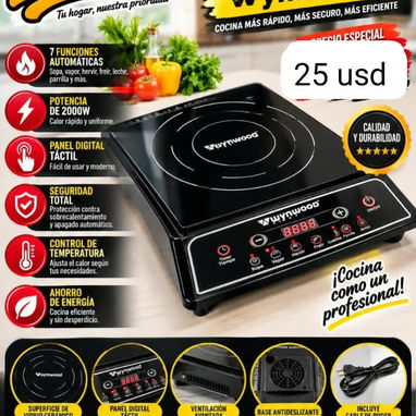 Fogones infrarrojos, de inducción, eléctricos y de petróleo - 3/7