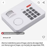 Alarma antirrobo, para hogar, ideal para puertas, ventanas.Proteccio de la casa - Img 55786210