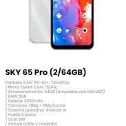 SKY 65 Pro (2/64GB). Incluye cable y cargador - Img 57947664