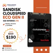 Disco Interno SanDisk CloudSpeed Eco GEN II | videojuegoshabana.com - Img 55459101