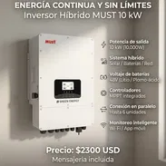 Inversor Híbrido MUST 10 kW (10,000W) - Img 58118482