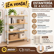 Organizador de madera y metal (dh) - Img 58124251
