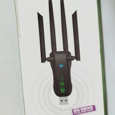 Tarjetas inalámbrica WIFI 6 de 4 antenas para PC USB 3.0 ,  banda 1300Mbps. - Img 121475073