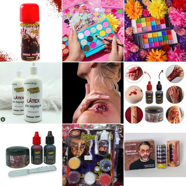 ✅Todo para maquillaje de halloween artistico fantasia y caracterizacion✅ - 8/10