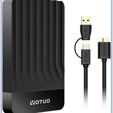 YOTUO - Disco duro externo portátil de expansión de almacenamiento HDD móvil USB 3.0 USB-C para PC, Mac, ordenador de es - Img 118908813