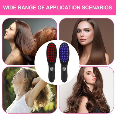 Cepillo eléctrico capilar 💆♀️✨ con luz roja/azul, masaje 3D ultrasónico, vapor hidratante y difusor de aceites - Img 126968141