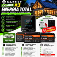 ⚡Combo Inversor SUMRY 4kW + 3 Baterías de 25.6V x 100Ah  🚛 Transporte x costo adicional  💸 Precio: 2️⃣1️⃣0️⃣0️⃣ USD - Img 58252796