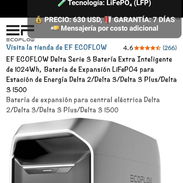 Baterías extra para Ecoflow delta 2, delta 3, delta 3 plus, delta 3 1500, delta pro, delta pro 3, Gnercell - Img 56041551