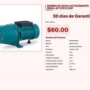 No busques más la Bomba de agua autocebante BRAS-JET370 está aquí ya VPT#-0047 - Img 55340196