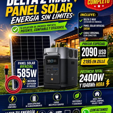 đ„ COMBOS DE ECOFLOW â ENERGĂA PORTĂTIL PARA TODOS đ„ - Img 124586213