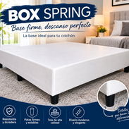 !!% 🛌🎀BOX SPRING EN TODAS LAS MEDIDAS.  ENVÍO GRATIS - Img 58039337