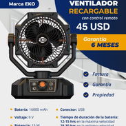 Ventilador recargable EKO - Img 55524379
