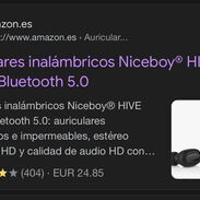 New! Audífonos inalámbricos Niceboy® HIVE Podsie Bluetooth, Carga USB-C, MaxxBass HD, micrófono, agua resistentes. - Img 45342445