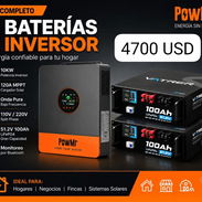 Combo de inversor y baterías - Img 56967911