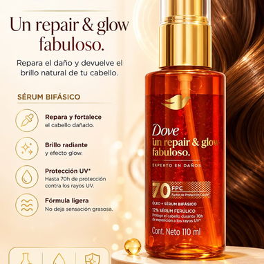 Sérum Capilares Dove. Reparación (precio x unidad) - Img 125976048