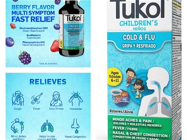 Tukol para Gripe y Resfriado de Niños de 6 a 11 años 4oz - Img main-image