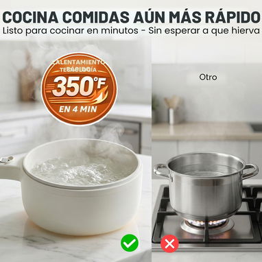 ⚡ Súper eficiente y de bajo consumo - Sartén antiadherente 1.5L - CERAMAX - 6/6