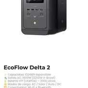 Ecoflow delta 2,panel Ecoflow bifacial 220w todo km garantia x escrito. Combo panel y Ecoflow delta 2,3 ,3 plus p class - Img 52777421
