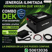 Combo de batería de 37 v/ 105 Ah y cargador - Img 56783423