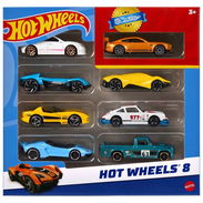 Mattel Hot Wheels Die-Cast 8 Pack Of 1 64 Scale Vehicles - Img 58164129