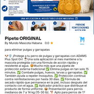 PIPETA ANTIPULGAS/ ANTIPARASITARIO PARA PERROS Y GATOS - Img 56287658