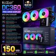 Refrigeración liquida PCCOOLER 360 RGB con pantalla.nueva a estrenar en caja - Img 56198277