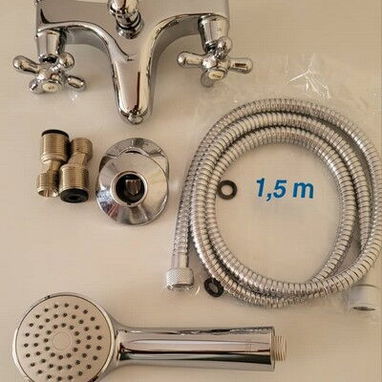SE VENDE JUEGO DE MEZCLADORAS DE BAÑO PARA DUCHA ROCA Y LAVAMANOS, ELEGANTES Y DE CALIDAD. - Img 115692086