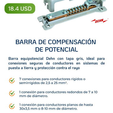 Inversores DEYE y Baterías DEYE, Pica de Tierra, Breaker ABB, Conectores de Cobre, Alarmas, barras, - 3/8