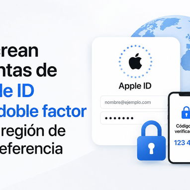 Creación de cuentas de Apple ID con doble factor - Img 122534373