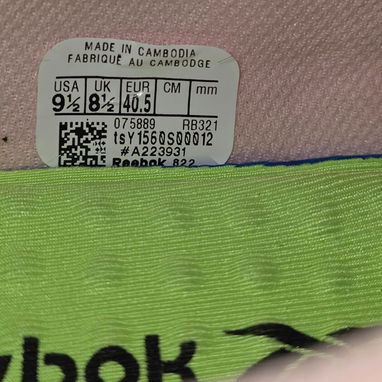 Tennis Reebok nuevos 15 mil cup #40.5 (8 y 1/2) Original vedado mensajería adicional si desea 53614857 - Img 116807199