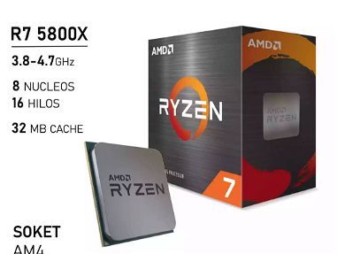 New en Caja, AMD Ryzen 7 5800X 3.8/4.7GHz - Img main-image-43099391