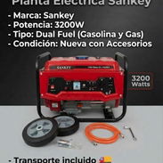 ⛽ PLANTA ELÉCTRICA SANKEY 3200W DUAL (Gasolina y Gas) • ¡Solución total para los apagones! ⚡ - Img 57983853