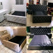!!🛌🎀 CAMAS TAPIZADAS. VARIEDADES DE COLORES Y MODELOS. - Img 58156052