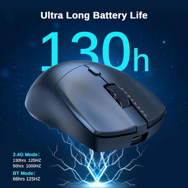 ✔️Mouse gamer Redragon inalámbrico, 3 modos,ligero, botones programables completos, software de 12000 DPI mouse gami - Img 123398640