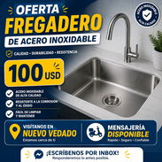 Fregaderos de acero inoxidable nuevos en caja📌 - Img 55794969