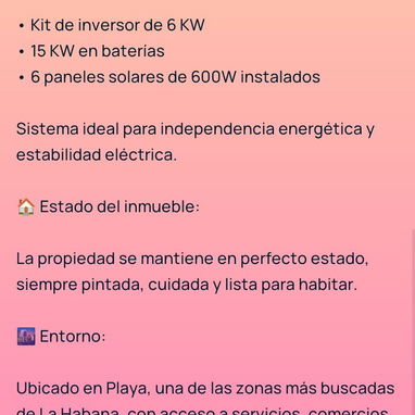 LR005 🏡 Apartamento / Casa en Venta – Playa, La Habana (Con garaje y gran sistema energético) - Img 122561688