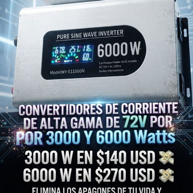 INVERSORES ONDA PURE DE 3000 W⚡🏠🏠⚡🏠⚡ - 5/5