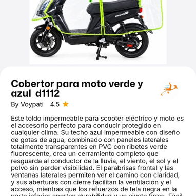 Toldo, sombrilla y cobertor para motos - 3/3
