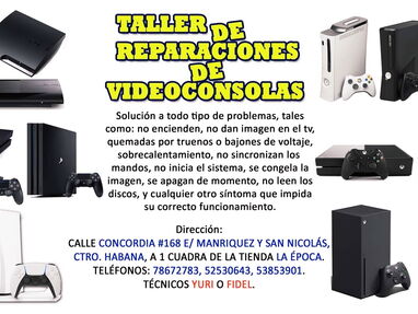 REPARACIONES DE CONSOLAS DE VIDEOJUEGOS (ATARIS). PLAYSTATION 3, 4 & 5, XBOX 360, ONE, SERIES. AÑOS DE EXPERIENCIA. - Img main-image-41419246