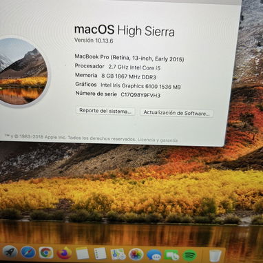 MacBook Pro Retina de 13” Early 2015 - Img 125079015