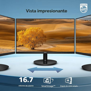 Monitor Philips Nuevo Full HD de 24 pulgadas sin marco, 100Hz, VESA, HDMI x1, Puerto VGA x1 new 52815418 - Img 114610125