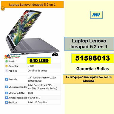 MV-613-Laptops....51596013....Transporte Cosro Adicional (Informacion en las fotos) - Img 123251248