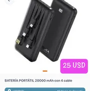 CARGADOR PORTÁTIL PARA CUALQUIER TIPO DE TELÉFONO - Img 50818369