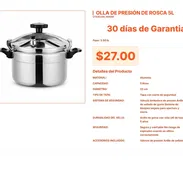 Olla de Presión para el diario con envío rápido hoy mismo en Cuba pro hoy ya VPT#-0219 - Img 55666595