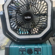 Ventilador recargable iunke con luz led - Img 57043466