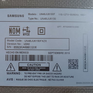 TV Samsung 48" - 2/10