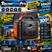 ESTACIÓN DE ENERGÍA PORTÁTIL SBAOH 300W 🔋⚡300W. ✅ 4 tomas de corriente AC. ✅ Puertos USB-A y USB-C. ✅ WhatsApp 53321047 - Img 58271352