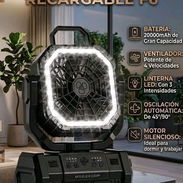 Ventilador recargable F6 20000mAh con luces Led y su mando a control remoto nuevo en su caja messenger o WhatsApp 567346 - Img 55924852