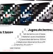 Juego de termo con 2 tazas. Nuevo a estrenar - Img 49137988