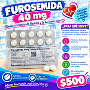Furosemida 40 mg (10 tab)-$500 H.E - Img 57885571